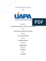 Tarea 3 Fundamento Filosofico