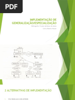 Implementação de Generalização