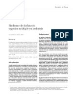 Sindrome de Disfunciòn Multiple en Pedìatria