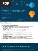 Chapter 7: Advanced OSPF: Instructor Materials