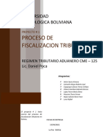 Proceso de Fiscalizacion Tributaria