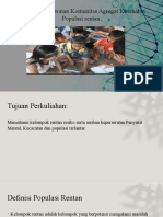 Asuhan Keperawatan Komunitas Agregat Kesehatan Populasi Rentan