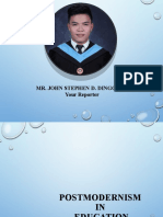 Mr. John Stephen D. Dingcong Your Reporter