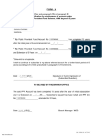 Form - H: State Bank of India