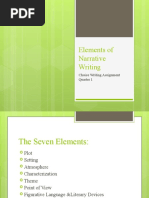 Elements of Narrative Writing