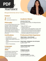 Maria Martinez Resume