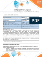 Syllabus Del Curso Pensamiento Estrategico Complejo y Gestión Del Business Case