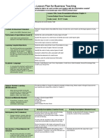 Edtpa Lesson Plan For Business Teaching