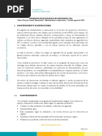 Ficha Técnica Mantenimiento e Inspección