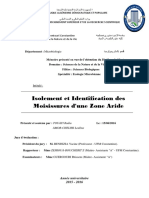 Isolement Et Identification Des Moisissures D'une Zone Aride