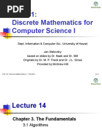 ICS141: Discrete Mathematics For Computer Science I