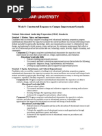 Week 5 Assignment-Constructed Response To Campus Improvement Scenario