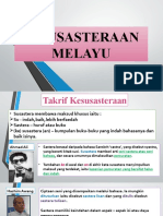 Kesusateraan Kebudayaan Melayu 