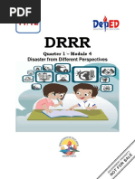 SLM 4 Grade1112DRRR 1st Quarter Disaster From Different Perspectives