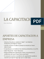 CAPACITACION Oscar Blake