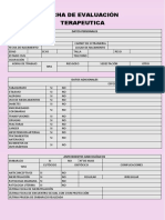 Ficha de Evaluación Terapeutica