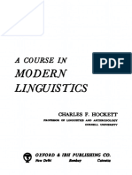 A Course in Modern Linguistics