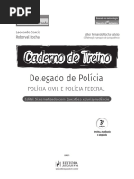 Páginas Caderno de Treino - Delegado de Polícia 2021