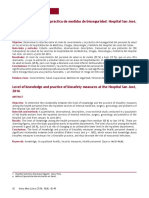 Artículo Unidad 1.5 Nivel de Conocimiento y Práctica de Medida de Bioseguridad en El Hospital