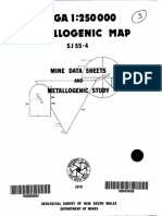 Mine Data SJ5504 Bega Metallogenic (OCR Version) Entire Edition