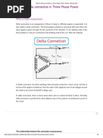 What Is Delta Connection in Three Phase Power System - Electrical4u