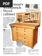 Gentleman's Workbench Stool Cabinet: Colin Sullivan Is Inspired