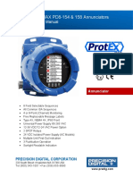 Protex-Max Pd8-154 & 158 Annunciators: Instruction Manual