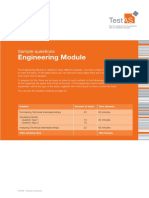 Engineering Module: Sample Questions