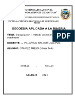 Trabajo D Geodesia - Gilmer Toño Chavez Trejo