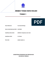 Tugas 1 - Kepabeanan Dan Cukai