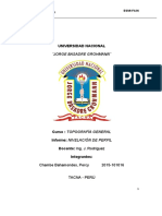 Informe Nivelacion de Perfil