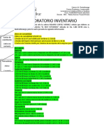 LABORATORIO INVENTARIO Tarea