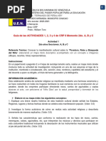 Actividades 1,2,3,4 de CRP II Momento 2do. A, B y C