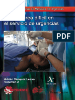 La Via Aerea Dificil en El Servicio de Urgencias Volumen 2 - B