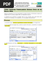 J Como Insertar Formularios Google Docs en Mi Blog o Web