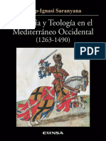 Saranyana, Josep Ignasi - Filosofía y Teología en El Mediterráneo Occidental (1263-1490)