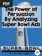 The Power of Persuasion by Analyzing Super Bowl Ads