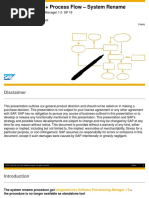 Technical Details - System Rename Procedure of Software Provisioning Manager 1.0