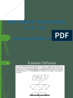 Mass Transfer Fundamentals Ch.E-304: Muhammad Rashed Javed