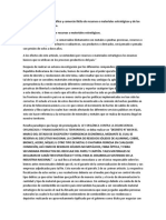 De Los Delitos Contra El Tráfico y Comercio Ilícito de Recursos o Materiales Estratégicos y de Los Metales o Piedras Preciosas