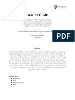 Magnetismo. Corte 3. Informe 10