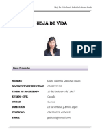 Hoja de Vida Gabriela Ledesma