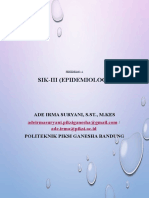 Pertemuan 1 - Konsep Dasar Epidemiologi