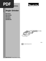 Angle Grinder: GA7020 GA7020S GA7021 GA9020 GA9020S