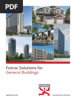 Fosroc Solutions For: General Buildings