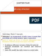 Indexing Structure: Chapter Four