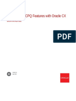 Using Oracle CPQ Features Oracle CX Commerce