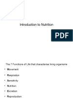 Introduction To Nutrition