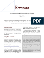 Revenant: An Adventure For Warhammer Fantasy Roleplay