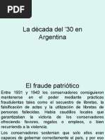 La Década Del '30 en Argentina